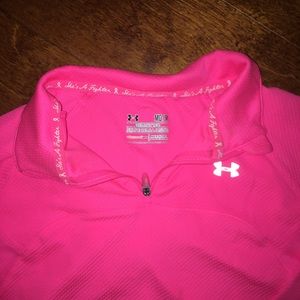Under Armour Neon Pink Pullover